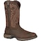 Durango Western Boot, 8.5 D, Leather, 12 in H, Chocolate Wyoming DB5464 - alternate 1